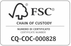 Certificazione FSC® Chain of Custody CQ-COC-000828